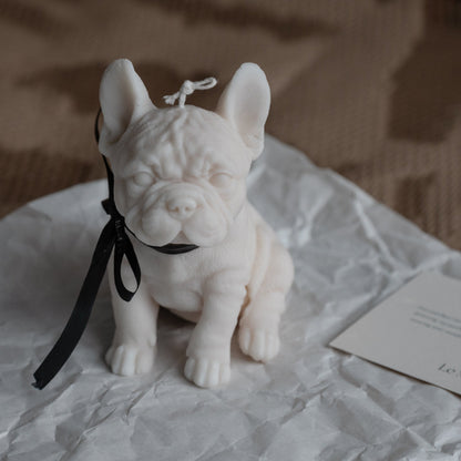 French Bulldog Candle