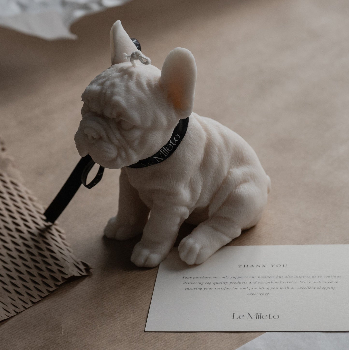 French Bulldog Candle